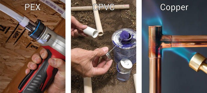PEX CPVC Copper Repiping Installation Comparison
